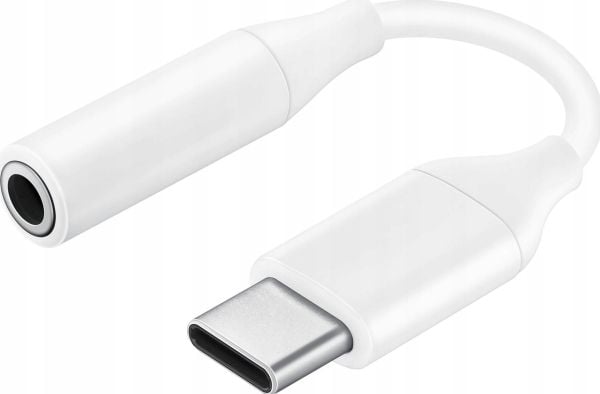 Akasa AK-CBCA27, USB C, Hankjønn, 3.5mm, Hunkjønn, 0,1 m, Hvit