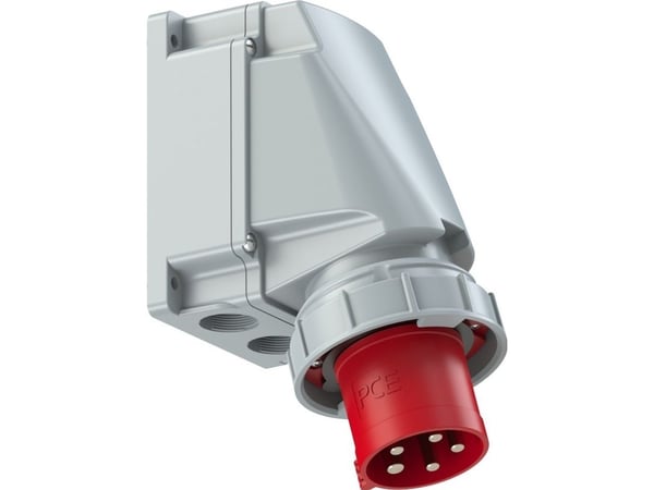 Kuormaliitin 63A 5P 400V punainen IP67 POWER TWIST 535-6
