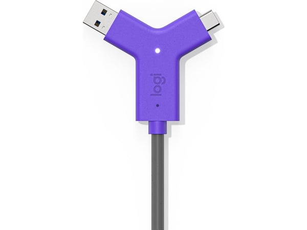 Logitech - USB-kabel - USB typ A (hane) till USB-C (hane) - USB 3.0