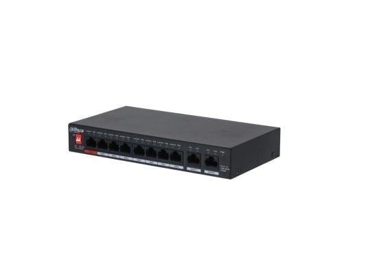 Dahua Technology PoE DH-PFS3010-8GT-96, Uhåndtert, Gigabit Ethernet (10/100/1000), Strøm over Ethernet (PoE)