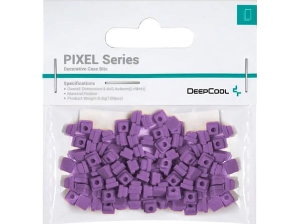 Deepcool PIXEL Series - System cabinet decorative bits - fiolett (en pakke 100 deler)