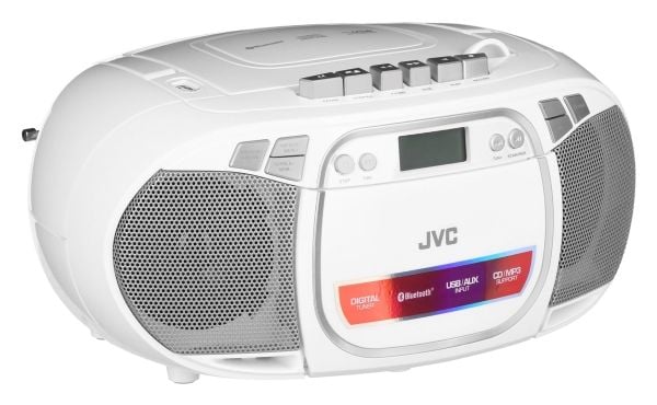 JVC RC-E451W, 1,6 kg, Vit, Bärbar CD-spelare