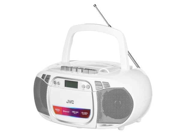 JVC RC-E451W, 1,6 kg, Vit, Bärbar CD-spelare