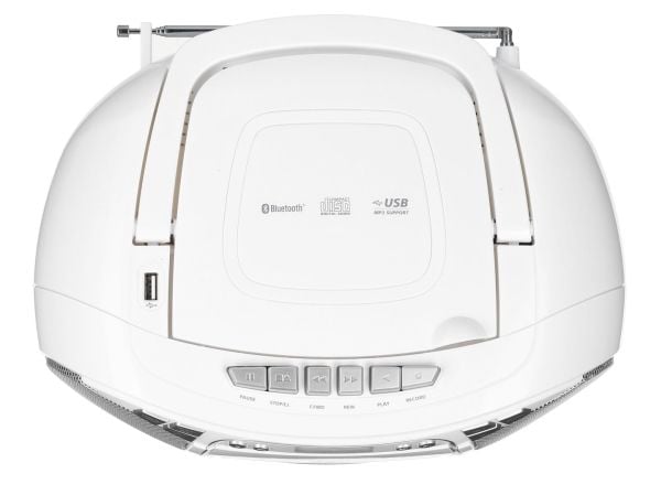 JVC RC-E451W, 1,6 kg, Vit, Bärbar CD-spelare