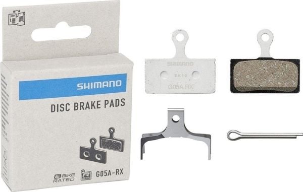 Shimano WO-EBPG05ARXA, Bremsekloss, Sort, Brun, Hvit