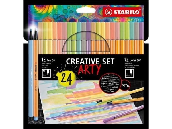 Stabilo Arty Creative set 24 dele
