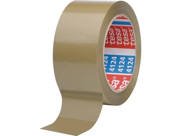 Tesapack Premium 4124 - Pakketape - 50 mm x 66 m - PVC - brun
