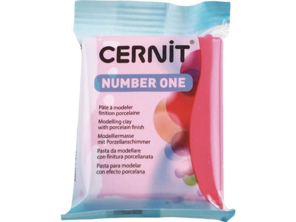 Cernit Number One - Modellera - 56 g  - röd