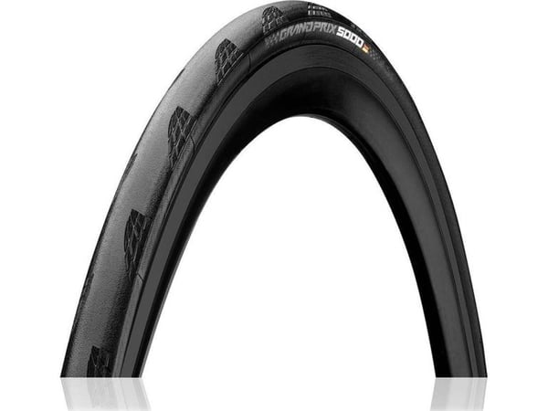 Continental Grand Prix 5000-dekk 700x32C (32-622), Black Chili, svart, rullende