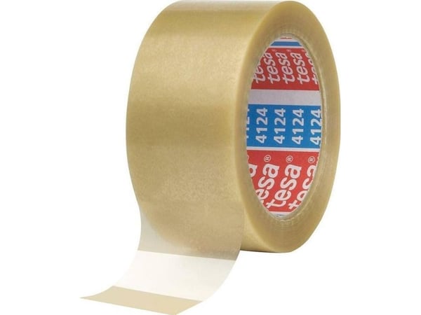 tesa 04124-00342-00 tape transparent (L×B) 66 m × 50 mm, 1 stk