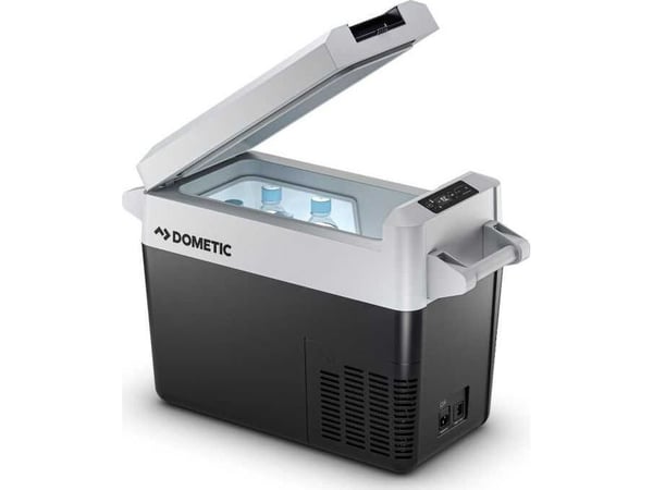 Dometic CFF20 - Bærbar kjøler - bredde: 28.3 cm - dybde: 66 cm - høyde: 43 cm - 21 liter - Klasse C - mørk grå
