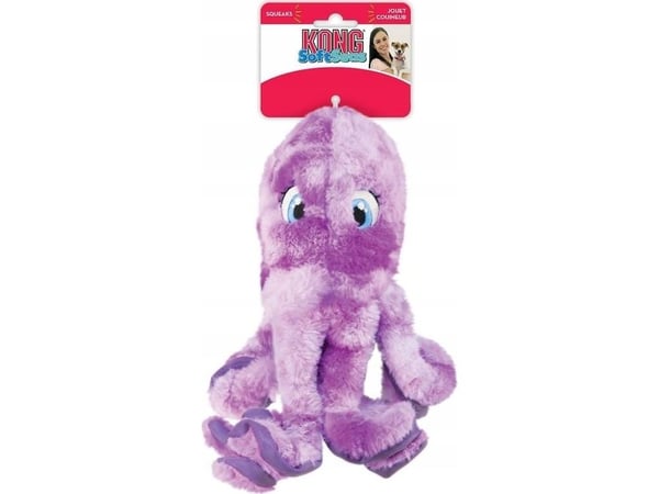 Kong Leksak Softseas Octopus Lila L 27cm