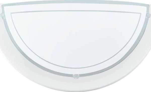 Eglo Planet 1 - Vegglampe - 1 sokkel - E27 - hvit, blank