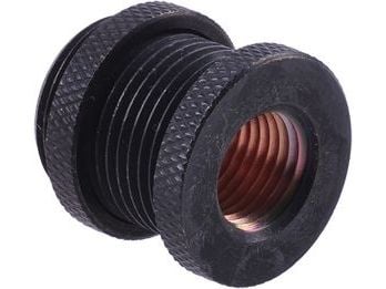Alphacool 17069, mässing, Krom, Svart, Soft tubing (PVC, Silikon, Neoprene), 31 mm, 24 mm, 46 g