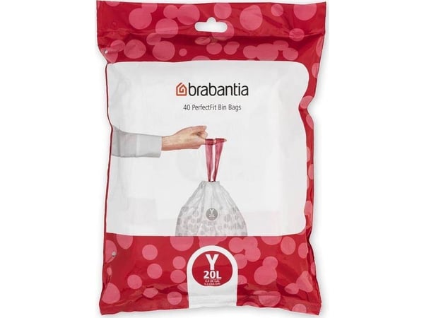 Brabantia 138263, 20 l, Hvit, Plast, China, 545 mm, 412 mm