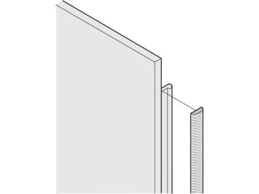 Schroff 21101-855, Etupaneeli, Kestomuovinen elastomeeri, Harmaa, 10 kpl
