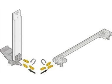 SCHROFF nøkkel/kode SCHROFF for feste IEL/IET og føringsskinne IEEE