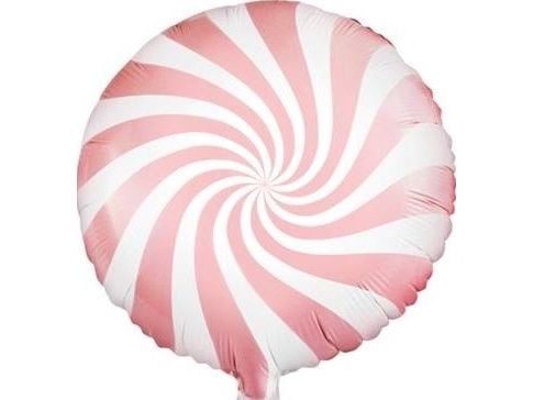 Party Deco Yummy Candy folieballong, lys rosa, 45cm universal