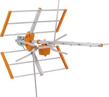 RTV-antenn Red Eagle Antena DVB-T Galaxy VIVA (BYPASS AMPLIFIER LTE VHF-UHF)