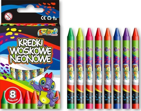 Penmate PREMIUM 8 VÄRIÄ NEON DINO PENMATE vahakynät