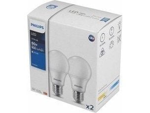 Selgros LED-lamppu Philips E27 8W lämmin väri 2kpl 2kpl