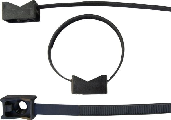 Onnline Rund kabelholder 35 mm, sort, UV