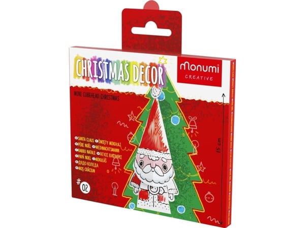 Jokomisiada "Den hellige Nikolaus" fargeleggingsark 3D-figur + julekul
