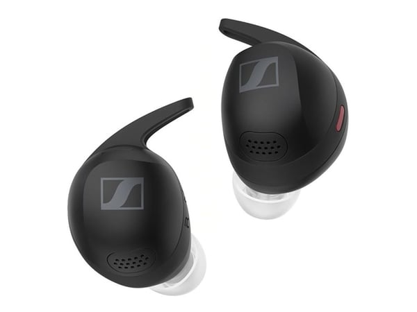 Sennheiser MOMENTUM Sport - True wireless-hodetelefoner med mikrofon - i øret - Bluetooth - aktiv støydemping - svart