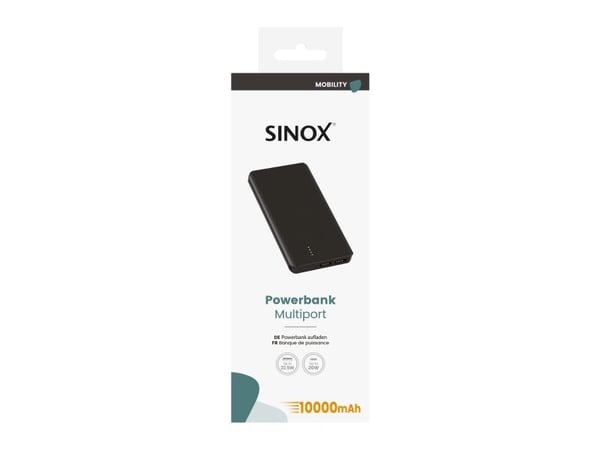 Sinox Power Bank 10000 mAh. Lajittele