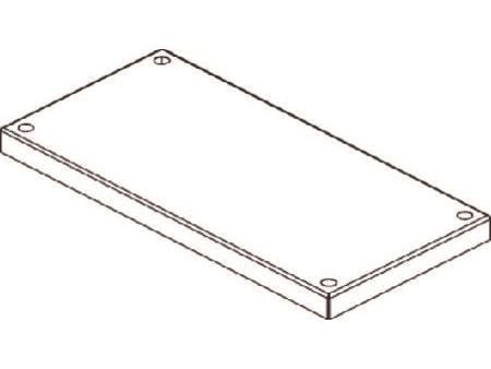CUBIC-kansi, 4 x 11 moduuli, 758 x 2102 mm LxK.