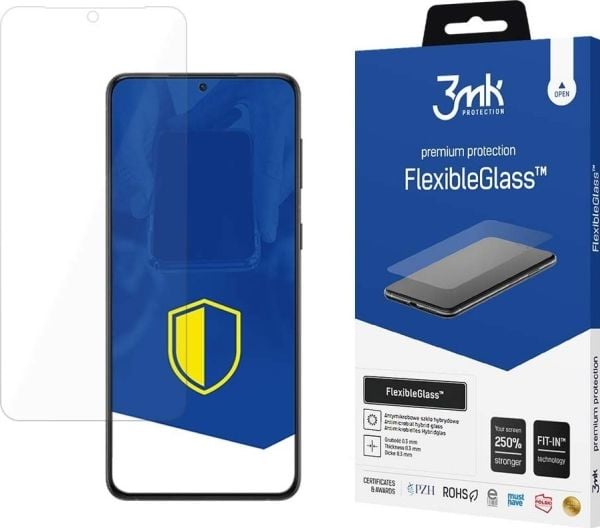 3mk FlexibleGlass - Skjermbeskyttelse for mobiltelefon - splash-proof - glass - for Samsung Galaxy S24
