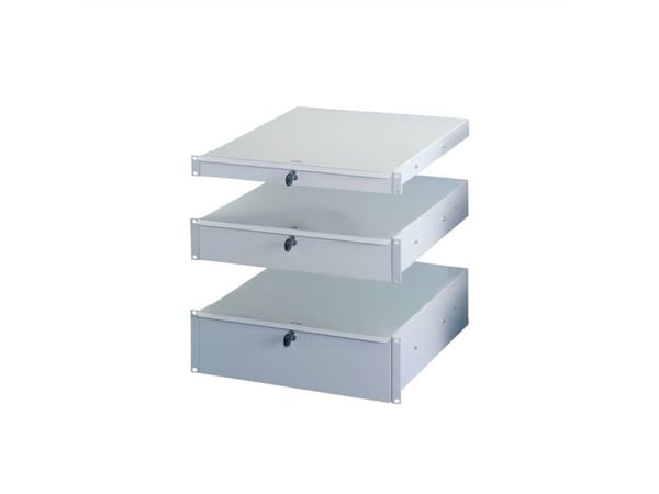 SCHROFF skuff 19", 2 U, RAL 7035