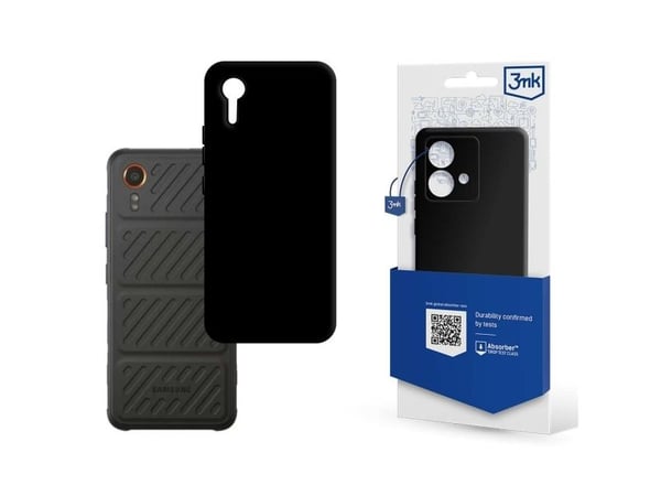 3mk Matt Case - Beskyttende deksel for mobiltelefon - termoplast-polyuretan (TPU) - svart - for Samsung Galaxy XCover7