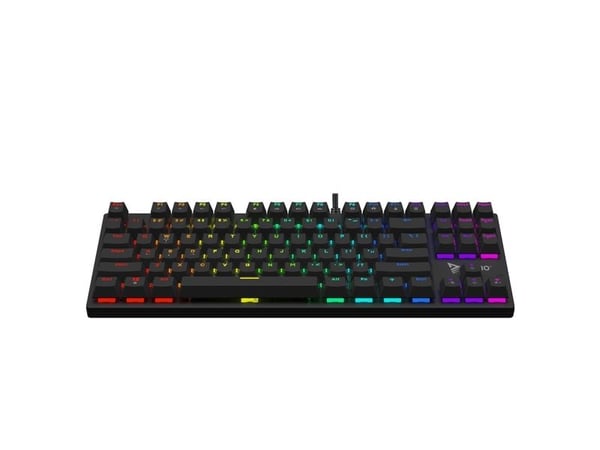 Savio STYX Outemu Brown, Kabel, USB, Mekaniska tangentbrytare, QZERTY, RGB LED, Svart