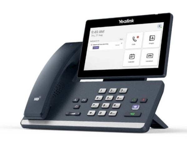 Yealink MP58-WH E2 - VoIP-telefon - med Bluetooth-grensesnitt med anrops-ID/samtale venter - SIP - klassisk grå