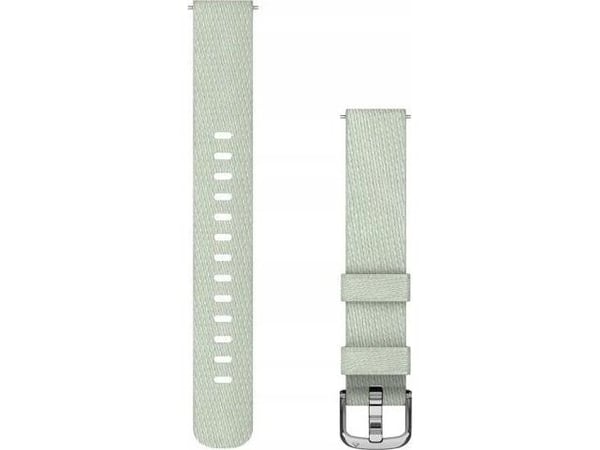 Garmin watch strap Lily 2 Nylon, sage gray/silver