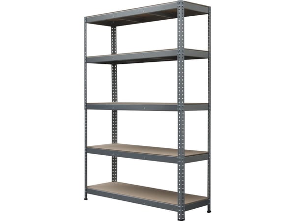 METALKAS STABIL200 RAKENTEELLINEN VARASTOTELINE, 5 hyllyä 180x120x40 cm 200kg