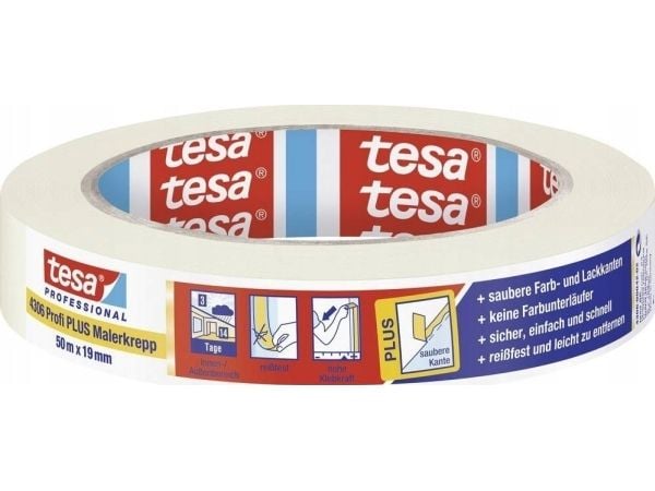 Krepp-bånd TESA 4306 50 m, 19 mm