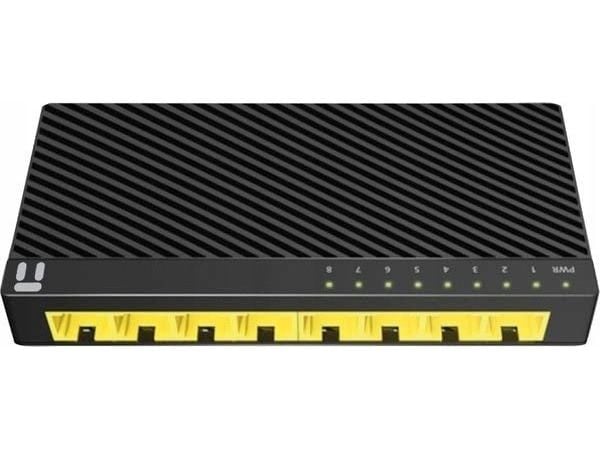 Switch Netis Netis System ST3108GC nettverkslenker Ustyrt Gigabit Ethernet (10/100/1000) Svart