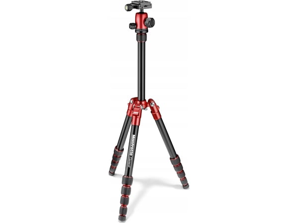Manfrotto Element, 3 ben, Rød, 143 cm, 1,2 kg
