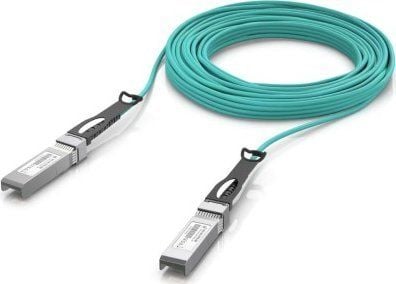 Ubiquiti - 25GBase-AOC direkte tilkoblingskabel - SFP28 til SFP28 - 20 m - 3 mm - fiberoptisk - Active Optical Cable (AOC) - akvamarin