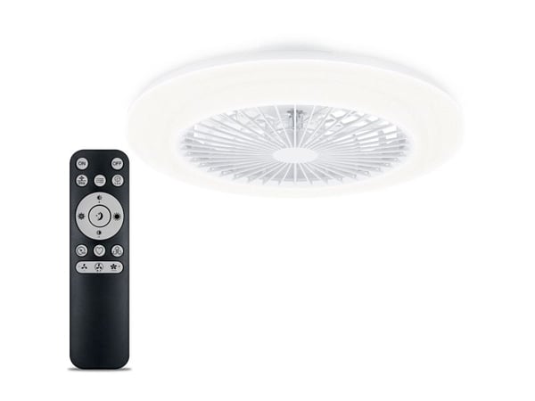Philips Amigo takfläktslampa 42+20 W, Bladfläkt för hushållsbruk, Vit, Tak, Plast, 48,5 cm, IP20
