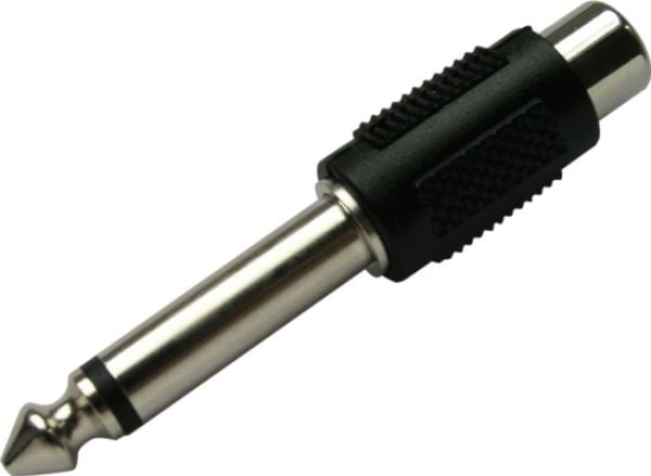 Schwaiger KHA4010 533, RCA, 6,3 mm, Sort