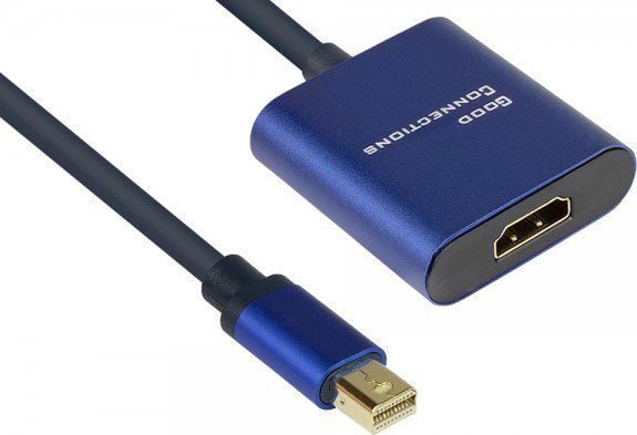 Alcasa MDP-HDMI2, 0,2 m, Mini DisplayPort, HDMI, Hankjønn, Hunkjønn, Rett