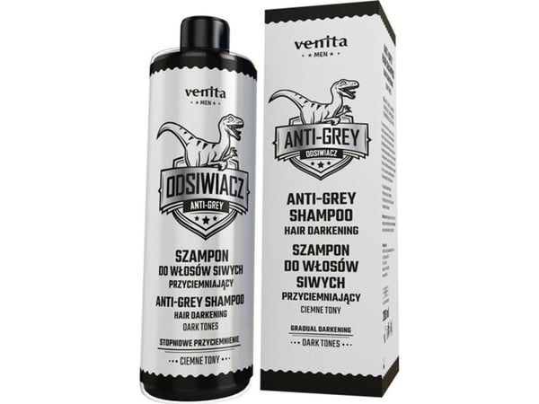 Venita VENITA Men Darkening shampoo for grått hår - mørke toner 200ml