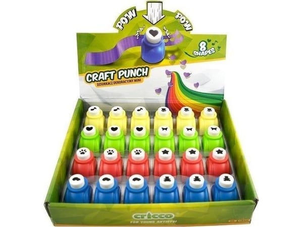 Cricco Craft mini dekorativ punch (24 stk) CRICCO