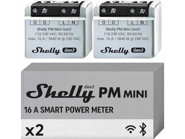Shelly PM Mini Gen3 (dubbelpack)