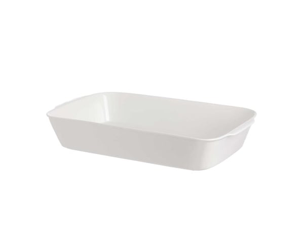 La Porcellana Bianca Anghiari ildfast form - hvit, 31 x 19 cm
