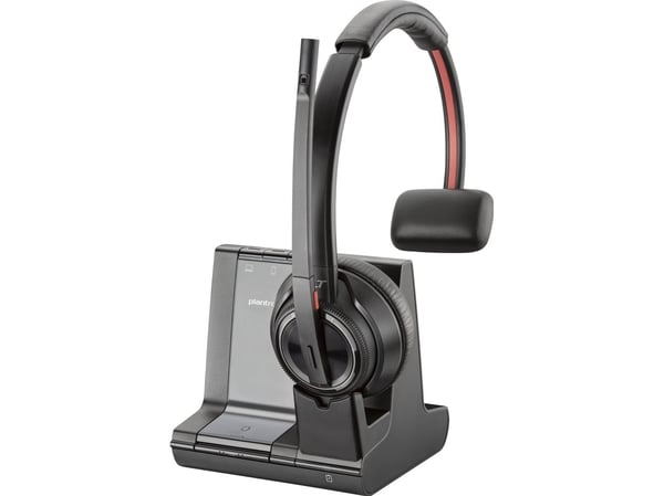 POLY Savi 8210 UC, Trådløs, Kontor/kundesenter, 20 - 20000 Hz, 115 g, Hodesett, Sort