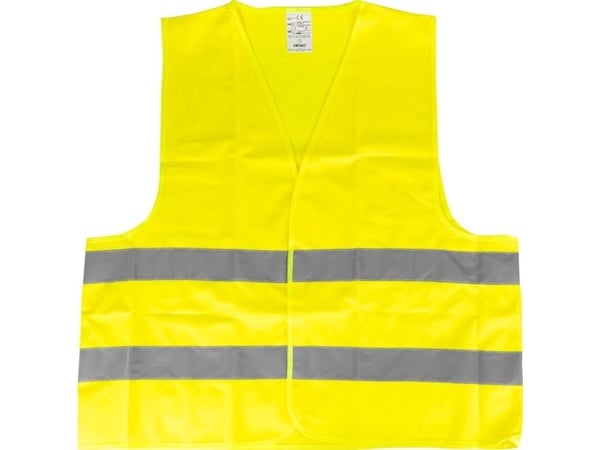 AMiO varselvest refleks gul XXXL med sertifikat AMIO-03935
